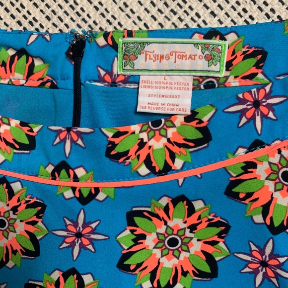 Flying Tomato Neon Colorful Skirt - Picture 2 of 4